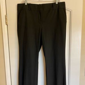 Black Straight Leg Slacks